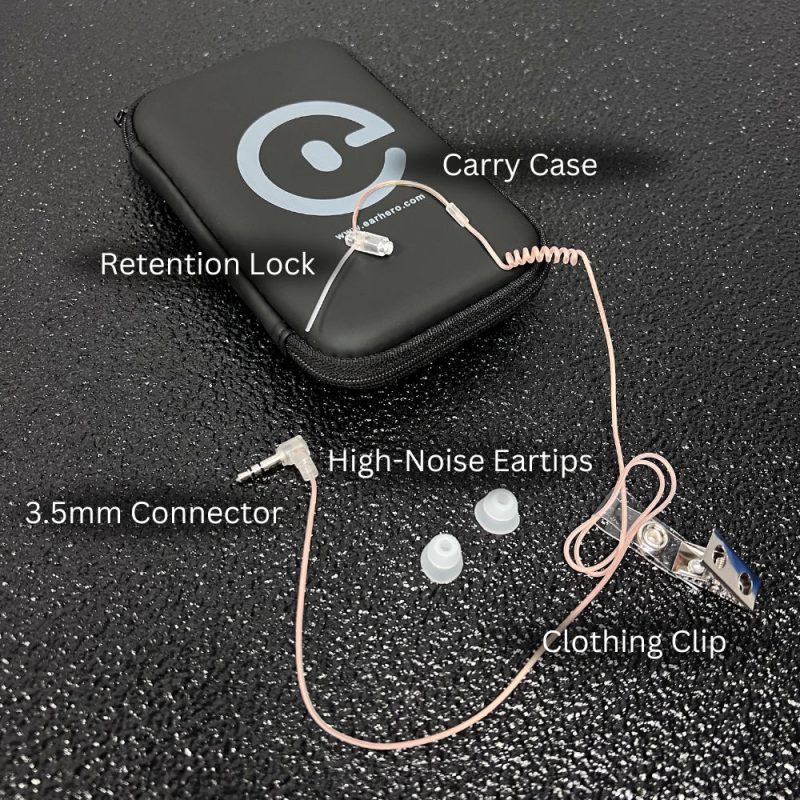 earhero single ear listen only earpiece 699913