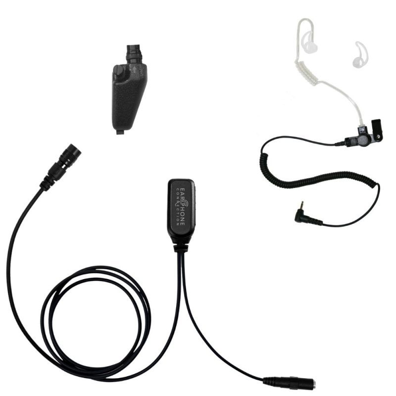 Hawk Lapel Mic, Tactical PTT, 3.5mm Earpiece Port - Sheepdog Microphones