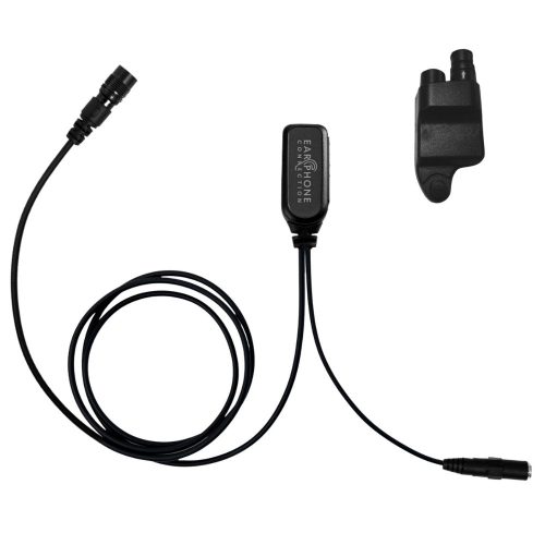 Hawk Lapel Mic, Tactical PTT, 3.5mm Earpiece Port - Sheepdog Microphones