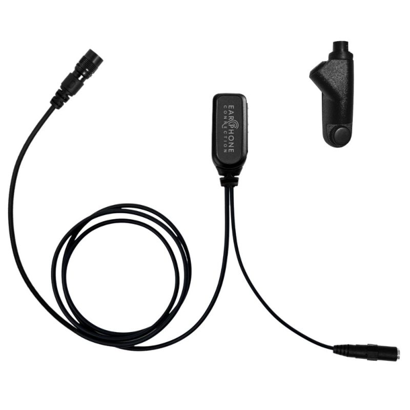 Hawk Lapel Mic, Tactical PTT, 3.5mm Earpiece Port - Sheepdog Microphones