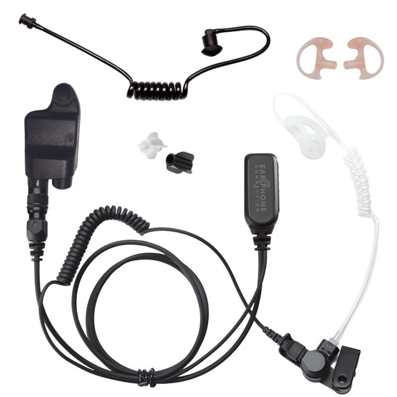 hawk lapel mic with quick release adapter for harris macom jaguar 700p p5100 p7100 p7200 series 101193