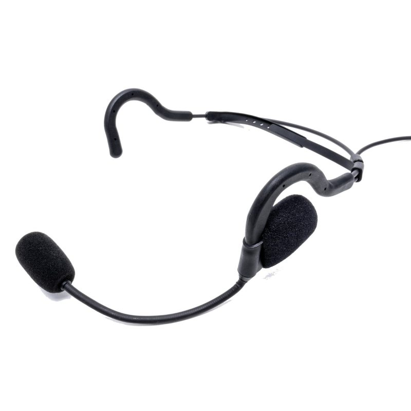 impact lightweight tactical headset with boom mic for motorola apx series 224632