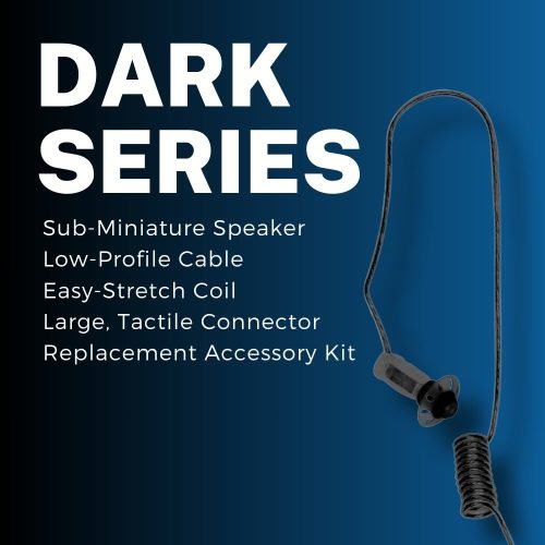 klein dark listen only earpiece tubeless black 283395