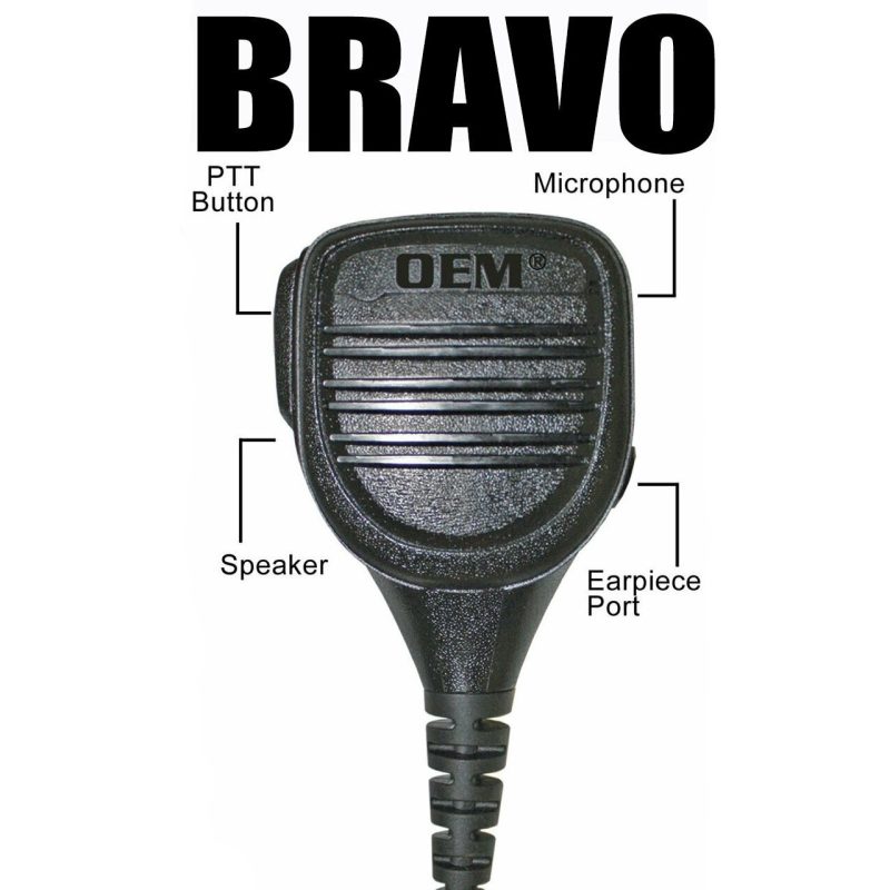 klein electronics bravo m7 police remote speaker mic motorola apx series 393941