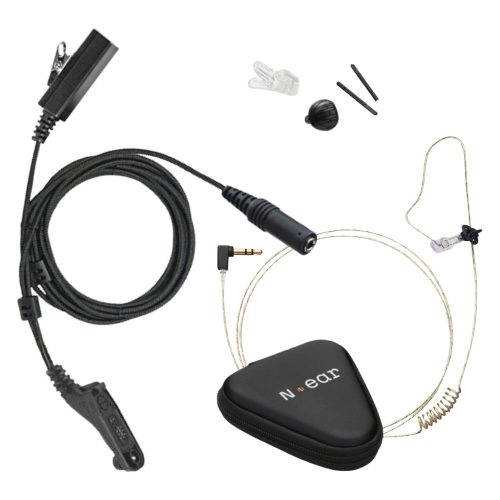 n ear 360 flexo covert police 2 wire surveillance earpiece motorola apx series 271609