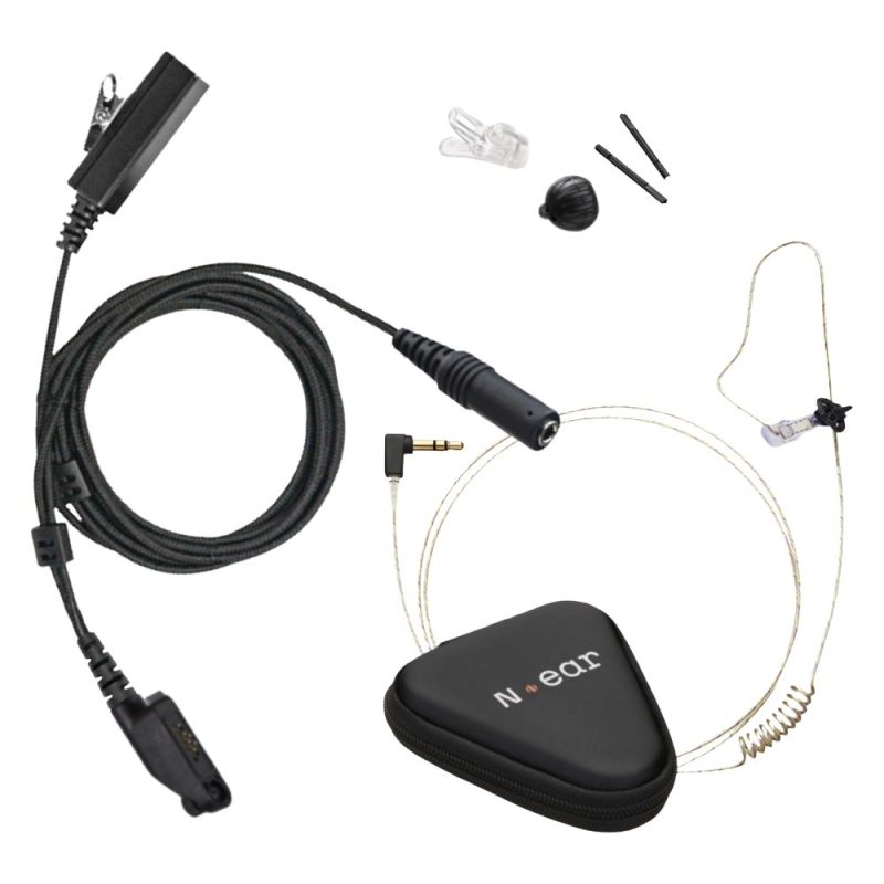 n ear 360 flexo covert police 2 wire surveillance earpiece tait tp series 704422