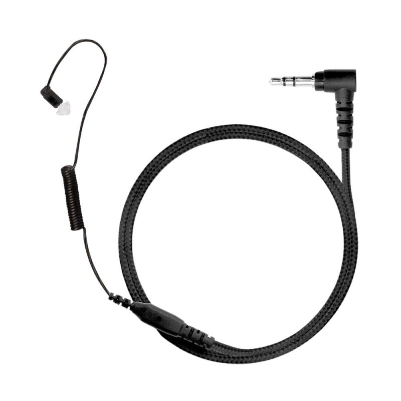 sheepdog hdlo tactical earpiece braided cable tubeless black 991407