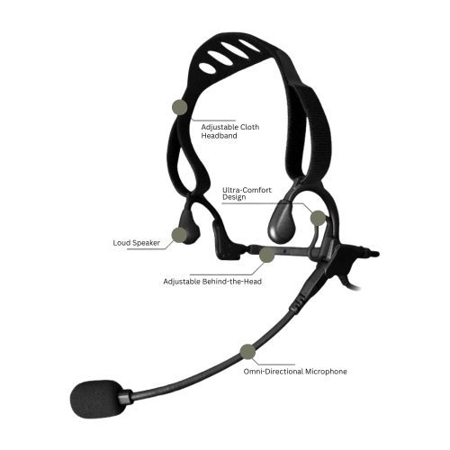 sheepdog police headset quick disconnect motorola apx 772043