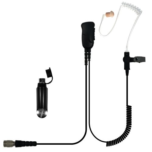 sheepdog quick disconnect lapel mic earpiece for harris xg100p xl150p xl185 xl200p 599773