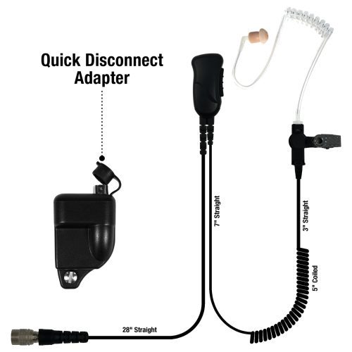 sheepdog quick disconnect lapel mic earpiece for harris xg15 xg25 xg75 177413