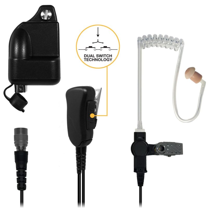 sheepdog quick disconnect lapel mic earpiece for harris xg15 xg25 xg75 462497