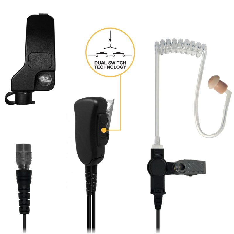 sheepdog quick disconnect lapel mic earpiece for kenwood nx and tk series 726874