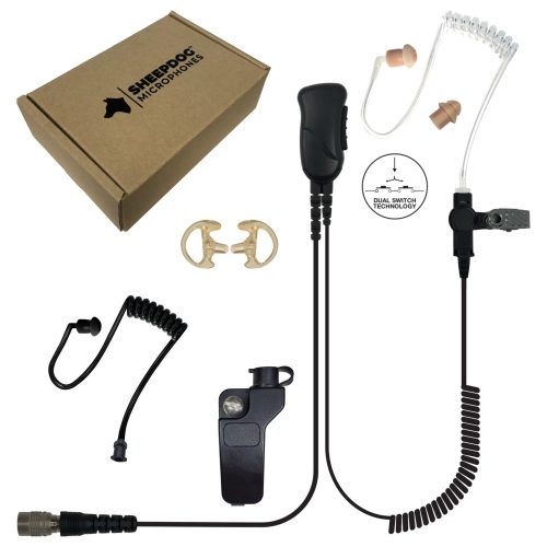 sheepdog quick disconnect lapel mic earpiece for kenwood nx and tk series 887279