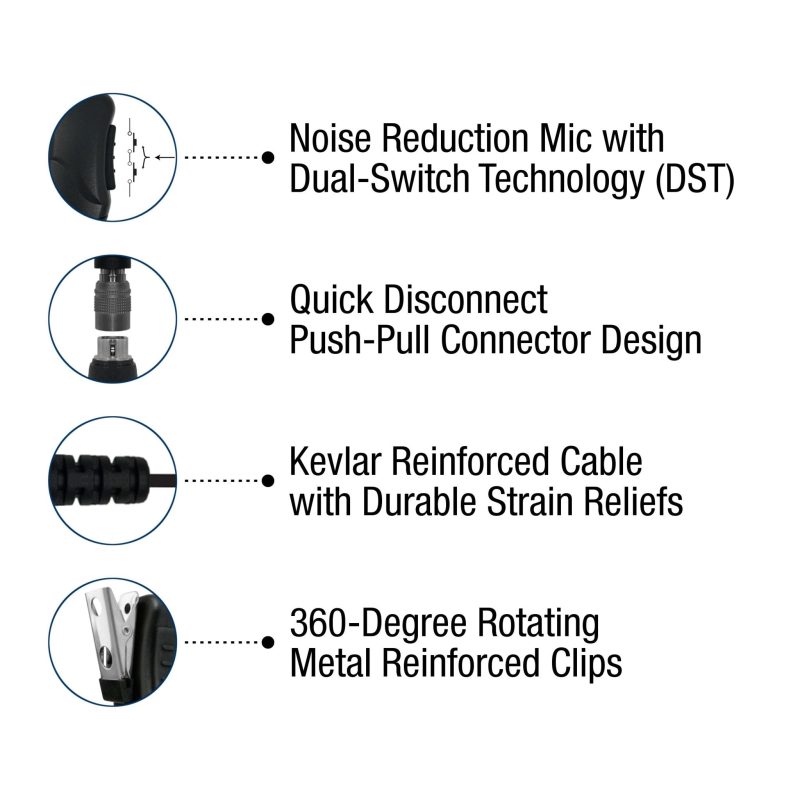 sheepdog quick disconnect lapel mic earpiece for motorola xts5000 xts2500 xts3000 338818