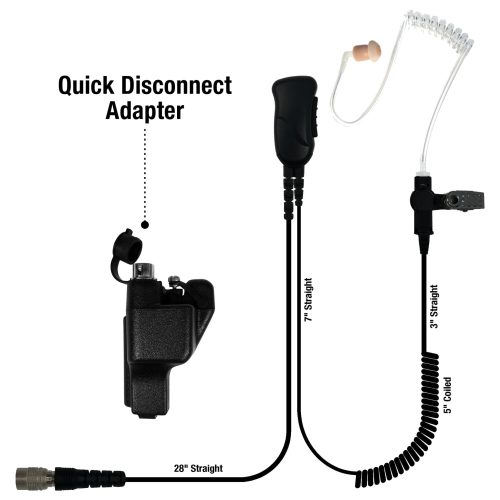 sheepdog quick disconnect lapel mic earpiece for motorola xts5000 xts2500 xts3000 512265