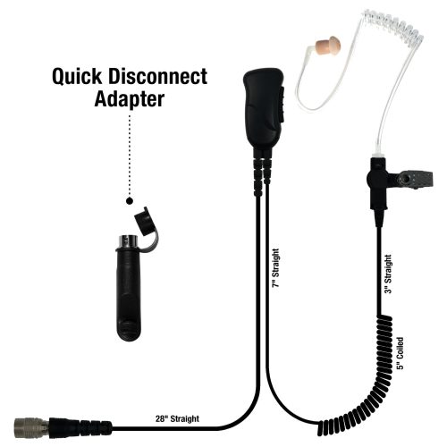 sheepdog quick disconnect lapel mic earpiece for tait tp8100 tp9300 tp9400 series 109560