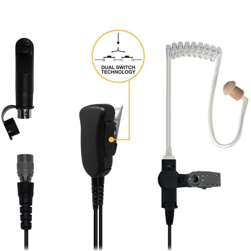 sheepdog quick disconnect lapel mic earpiece for tait tp8100 tp9300 tp9400 series 326006