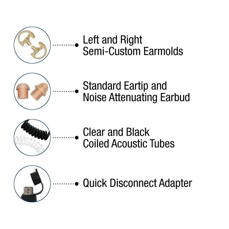 sheepdog quick disconnect lapel mic earpiece for tait tp8100 tp9300 tp9400 series 987113