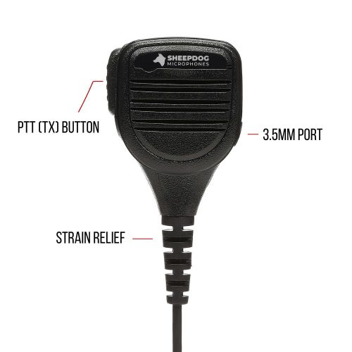 sheepdog remote speaker mic motorola 2 pin 871619