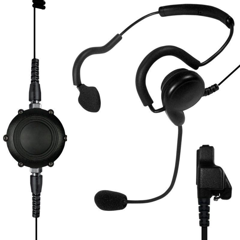 sheepdog tactical boom mic headset for motorola xts series radios 838302