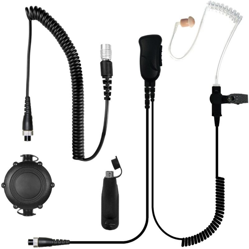 sheepdog tactical police lapel mic earpiece with body ptt for motorola apx 719020