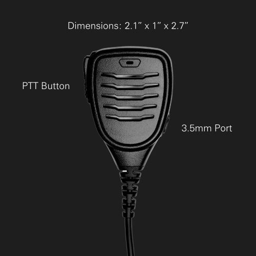 ultra compact pttmic with speaker motorola apx 501531